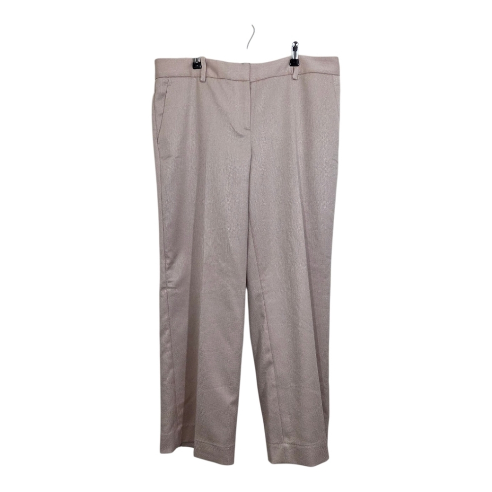NWT The Limited Pink Rose Gold Modern Trouser Pants Straight Leg Size 14 Office